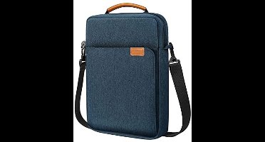 Waterbestendige Laptop Schoudertas - Draagtas voor Tablets en 13 Inch Laptops - Blauw
