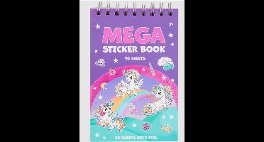MEGA Sticker Book – Unicorn – 70 Sheets (30 Foil Sheets) | Cadeautip Sinterklaas & Kerst