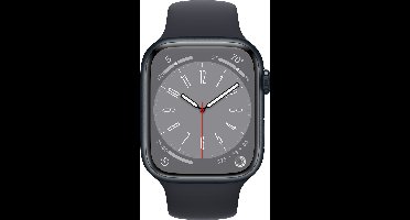 Apple Watch Series 8 - 4G- 45mm - Middernacht Aluminium