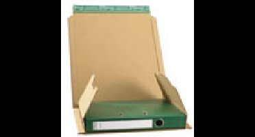 25 boekverpakkingen bruin 370*297*90.