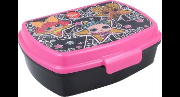 Stor brooddoos / broodtrommel LOL Surprise Junior 17 X 14 X 5,6 Cm Roze