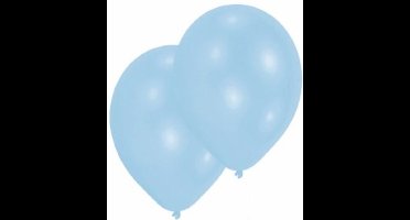 Zak met 100 ballons no. 12 lichtblauw