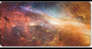 Gaming muismat - Muismat xxl - Sterrenhemel - Licht - Ruimte - Gaming - Muismat galaxy - Muismat xxl gaming - 120x60 cm - Mousepad