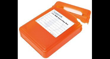 "LogiLink HDD Bescherming-Box voor 3,5"" HDD´s, oranje"