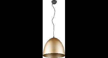 LED Hanglamp - Hangverlichting - Torna Lopez XL - E27 Fitting - 1-lichts - Rond - Mat Goud - Aluminium