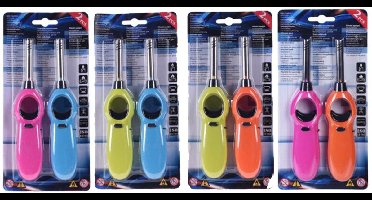 Aansteker 18 cm 2 Stuks Assorti
