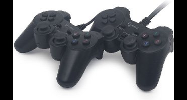 Gembird JPD-UDV2-01 Gamepad PC Zwart game controller