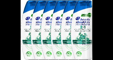 Head & Shoulders Jeukende Hoofdhuid 2in1 - Anti-roos Shampoo & Conditioner - Tot 100% Roosvrij - Voordeelverpakking 6 x 270 ml