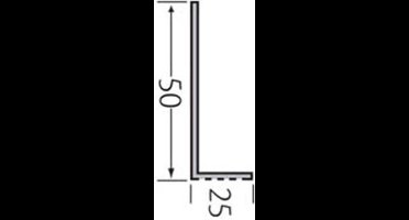 ventilatieprofiel 50x25x2mm Wit