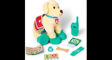 Melissa & Doug Let's Explore™ Pluchen reddingshond met opsporings- en reddingsuitrusting - Pluche - Knuffel Speelgoed - Rollen Speelgoed - 3+ - Cadeau voor jongen of meisje