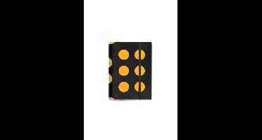 Vacavaliente - Notitieboek A6 Multi Dots - Gerecycled Leer - Geel