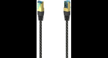 Hama 00201003 netwerkkabel Zwart, Zilver 3 m Cat6 F/UTP (FTP)