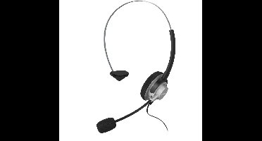 Hama In-Ear-Headset On Ear headset Telefoon Kabel Mono Zwart/zilver Volumeregeling