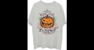 Disney The Nightmare Before Christmas - All Hail Unisex T-shirt - S - Grijs