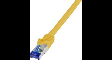 LogiLink C6A067S RJ45 CAT 6a S/FTP 3 m geel, 1 stuk