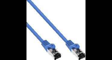 S/FTP CAT8.1 40 Gigabit netwerkkabel / blauw - LSZH - 1,5 meter