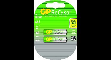 Duo GP ReCyko+ Pro Professional R03/AAA 800mAh oplaadbaar (2 stuks)