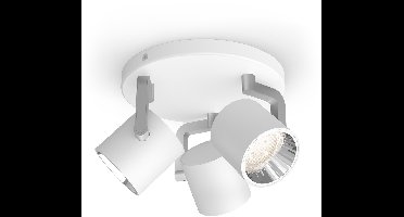 Philips Byrl Opbouwspot - LED - SceneSwitch - Wit - 3 x 4,3W - 430 lumen