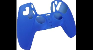 Qware Gaming - Siliconen Beschermhoes Blauw - PS5 - Dualsense - Controller - Bescherming - Protectie