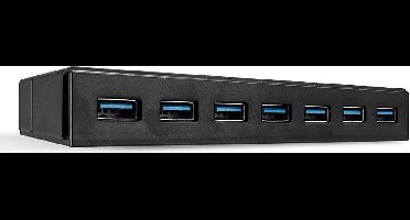 USB Hub LINDY 43228 Black