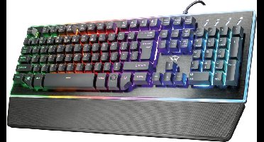 Trust GXT 860 Thura toetsenbord Gamen USB QWERTY Italiaans Zwart