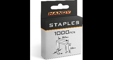 Handy - Nietjes voor Nietpistool / Tacker - 1,2 x 10,6 x 8 mm - 1000 stuks - o.a. voor Handy Nietpistool - BPK