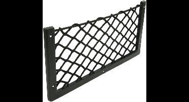 ProPlus Elastisch opbergnet met kunststof frame - 366 x 180 mm - zwart