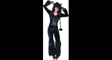 Verkleedkleding | Black panther Billy | Maat 40 - 42 | Volwassenen | Vrouwen | Carnavalskleding