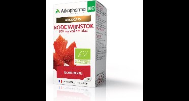 Arkopharma - Vitiven Rode Wijnstok Bio voor de Goede Doorbloeding en Vermoeide Benen te Verminderen – 150 Capsules 3 per Dag