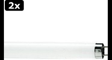 2x Philips Tl-d Buis Kleur 840 30w-g13 Bls