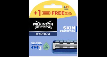 Wilkinson - Hydro 3 - Skin - Protection - 4+1 Stuks - Verzorgend