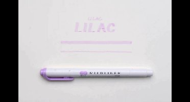 Zebra Mildliner Double-Sided Highlighter - Fine / Bold – Mild Lilac / WKT7-MLL