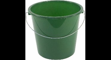 Groene Kunststof Emmer 5 liter