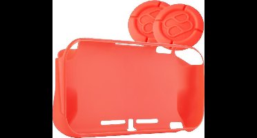 Protection Bumper met XL Thumb Grips - Rood - geschikt voor Nintendo Switch lite