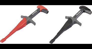 VOLTCRAFT MSK-115 Veiligheids-krokodilklemmenset Bus 4 mm CAT III 1000 V, CAT IV 600 V Zwart, Rood