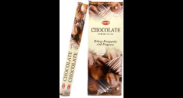 HEM Wierook - Chocolate - Slof (6 pakjes/120 stokjes)