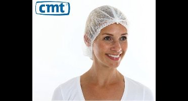 Haarnetje wit - 100 stuks - clip Cap - CMT