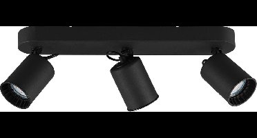 TRIO PAGO - Spot - Zwart mat - excl. 3x GU10 4,9 W - Plafondbevestiging
