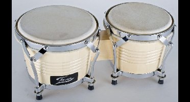 Fame Bongo Beginner Set 6"+7", Natural, Chrom Hardware - Bongo
