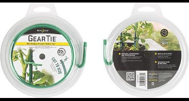 NITE IZE Reusable Foam Twist Tie Green - 20 ft.