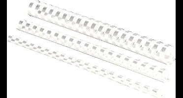 Fellowes bindruggen 10 mm wit, 100 stuks