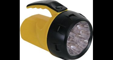 Perel Krachtige ledzaklamp, 9 heldere witte leds, voor binnen en buiten, inclusief batterijen