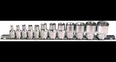 BGS Doppenset E-profiel 1/4 en 3/8 E4 - E20, 12 delig