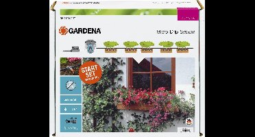 GARDENA Set voor volautomatische bloembakbesproeiing
