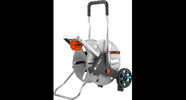 GARDENA CleverRoll L Easy Metal Slangwagen - Maximaal 100 Meter - Verstelbare Handgreep