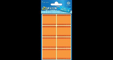 Avery diepvriesetiketten in blister, oranje, 40 etiketten