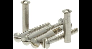 Q-Link Patentbout M4 x 38 mm - Vernikkeld - 4 stuks