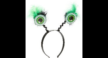 Vegaoo - Haarband met groene ogen - Groen - One Size