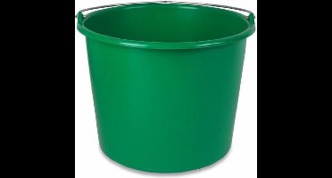 Emmer kunststof 12l groen