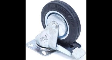 Wiel / zwenkwiel + rem 160mm